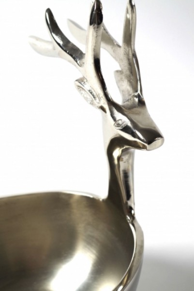 Rentier Dekoschale silber