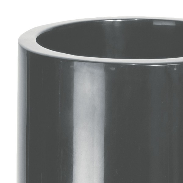 Premium anthrazitgrau Bodenvase Pandora - Pflanzvase