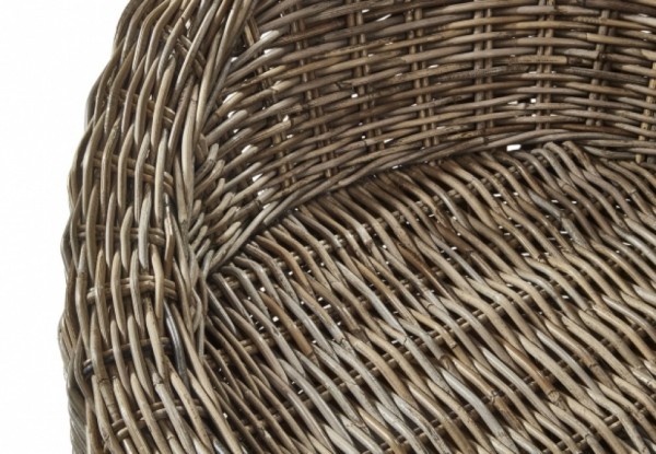 Rattan Loungesessel Rondo mit Kissen
