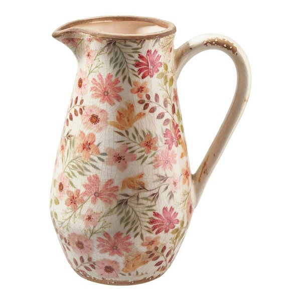 Fiesta Fleurs Dekokrug aus Keramik 26 cm