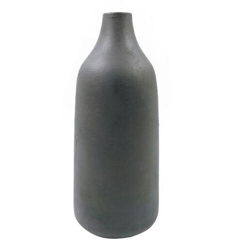 Anthrazit Vase aus Metall 30cm