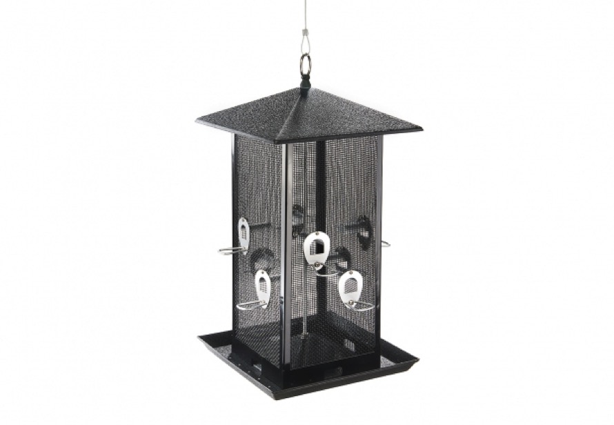 Vogelfutterhaus Black 45 cm Terrapalme Heim und