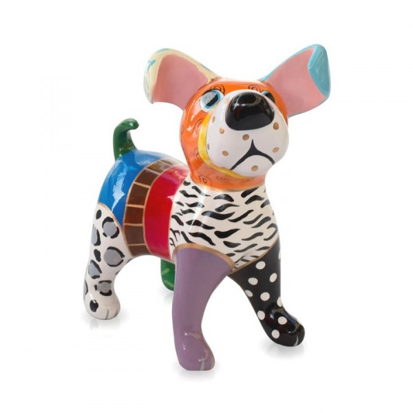 Deko Hund aus Fiberglas - Snoop Dog Multicolor