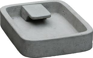 Vogelbad Polystone Cement 32cm