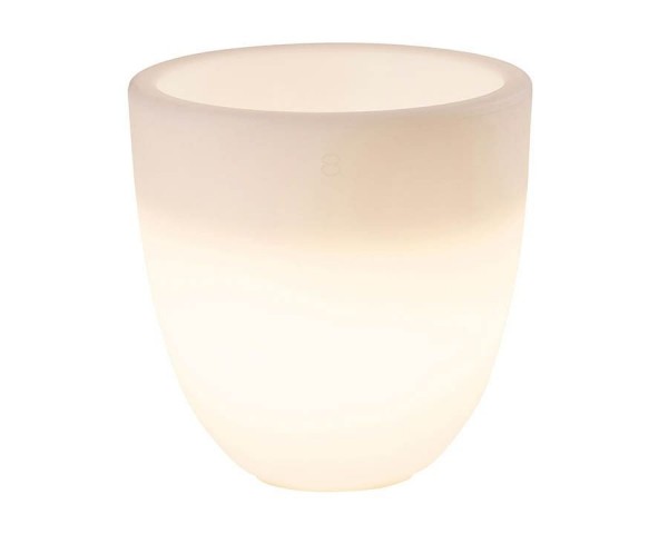 Shining Curvy Pot - Leucht Pflanzkübel