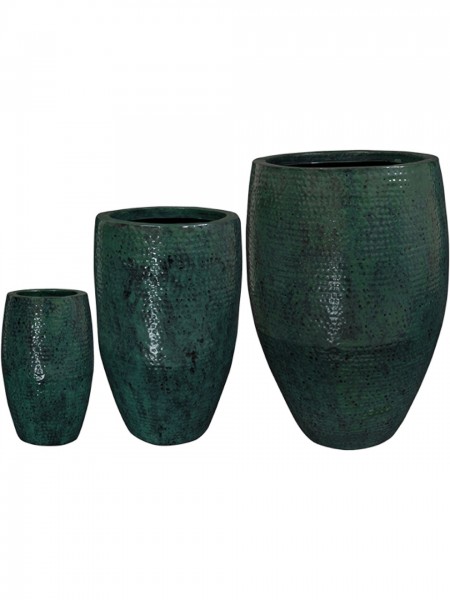Thom Pot Ocean Metall Pflanzvase 3er Set