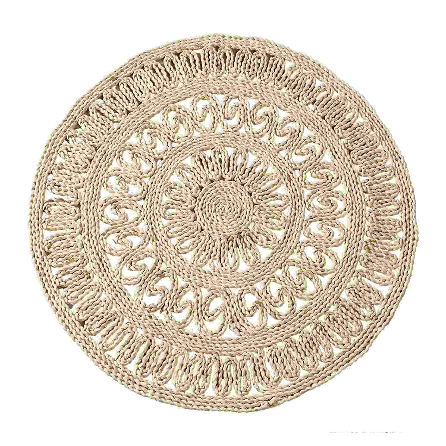 Teppich aus Bast 90 cm Terrapalme Heim und