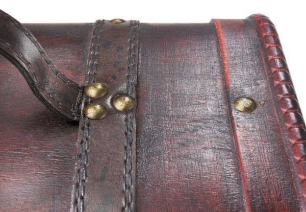 San Pedro Holztruhe dunkelbraun