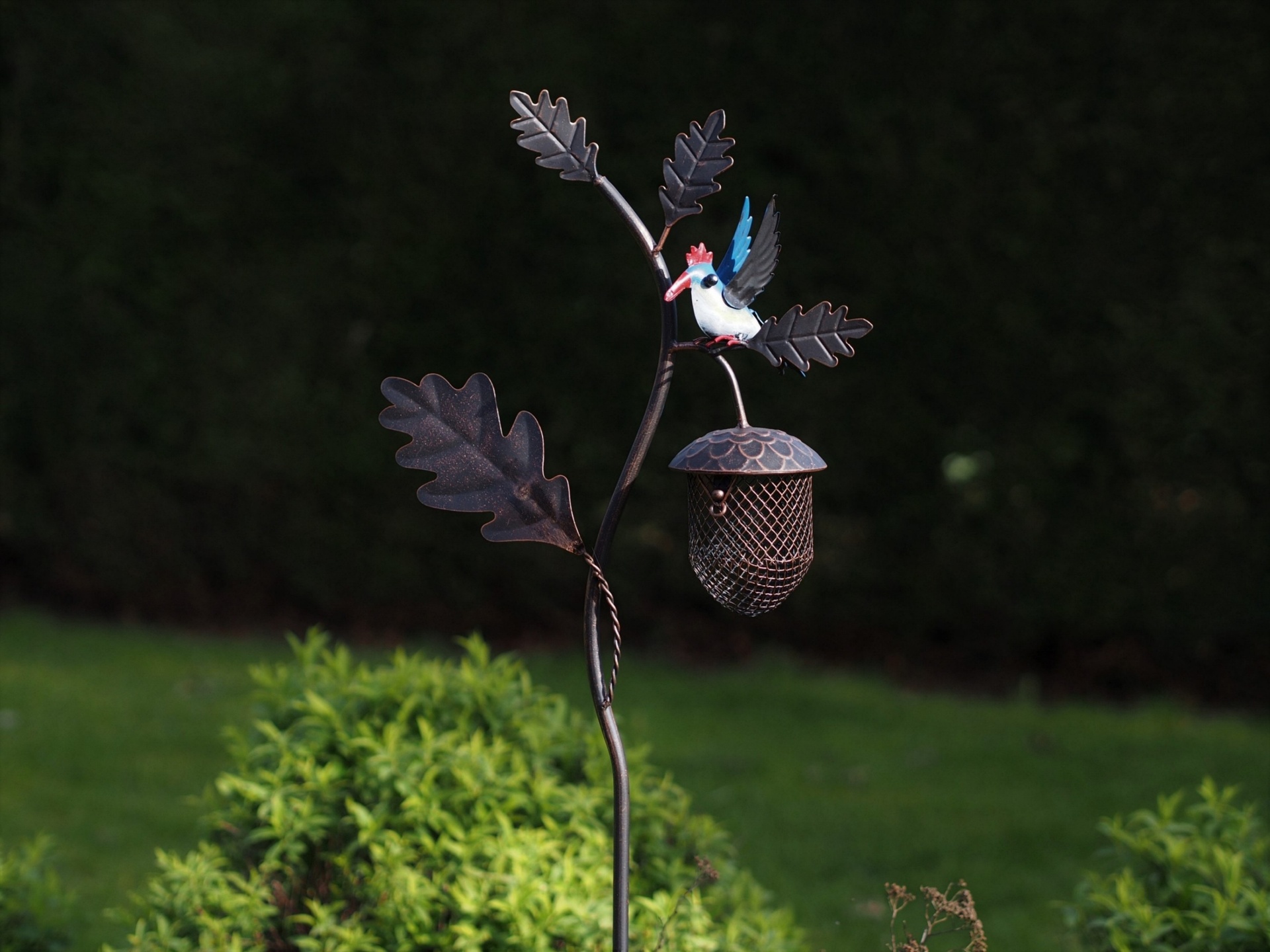 WADORN Gartenstecker Elefanten-Silhouette Aus Metall – 2-teilig, Hohl, Wetterfest Für Hof, Rasen & Terrasse