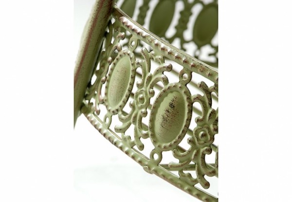 Orsas Blumenständer aus Metall 2er Set - Nostalgiegrün