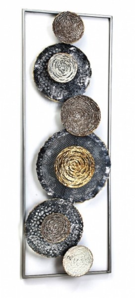 Metall Wandbild Blossom 91 cm