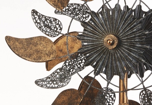 Windrad Vent als Gartenstecker aus Metall