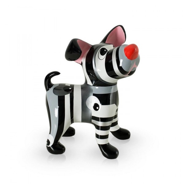 Deko Hund aus Fiberglas - Snoop Dog Silverline