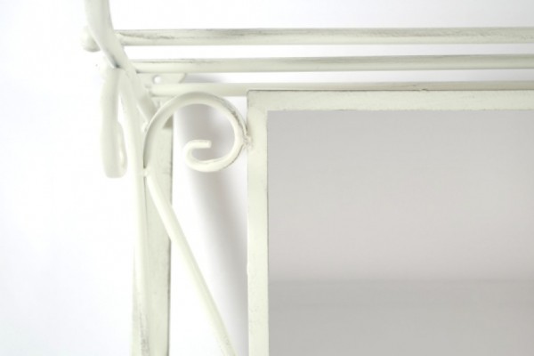 Garderobe Marta Antikweiß mit Spiegel