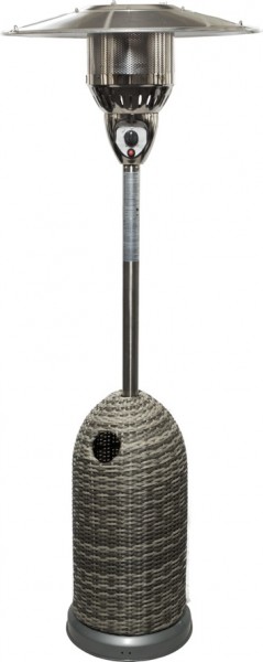 Brolly Rattan Heizpilz - Reflektor Terrassenheizstrahler