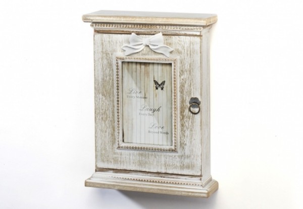 Love Vintage Holz Schlüsselkasten 30x22cm