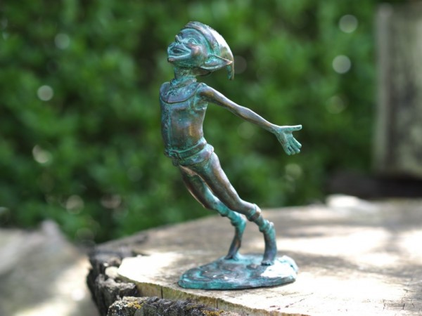 Kobold 20 cm aus Bronze