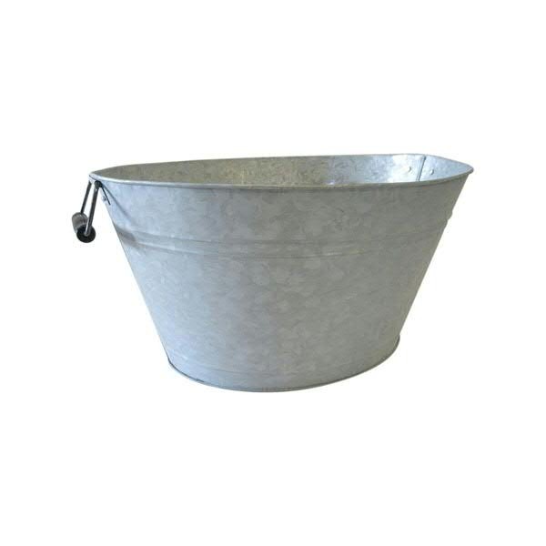 Zink Wanne aus Metall 48 cm
