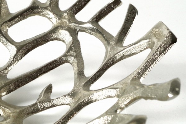 Dekoschale Weave aus Metall rund 31 cm