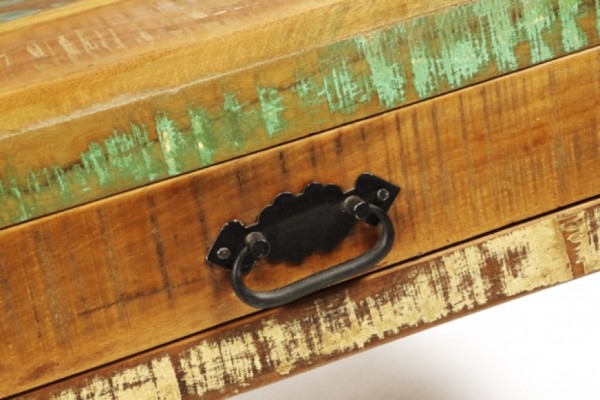 Vintage Sitzbank aus Holz mit Schubladen | Terrapalme Heim- und Gartenshop