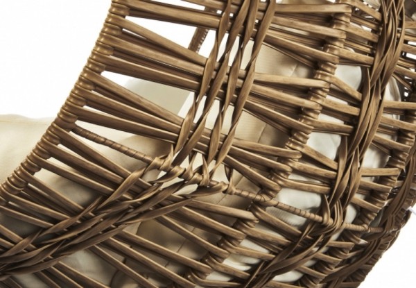 Makena Zweisitzer Hängekorb aus Polyrattan - Komplettset