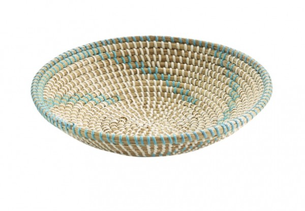 Seegrass Dekoschale Tebra 34 cm rund