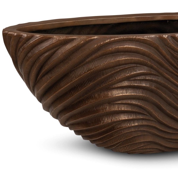 Curved River Boat - Kunststoff Tischgefäß