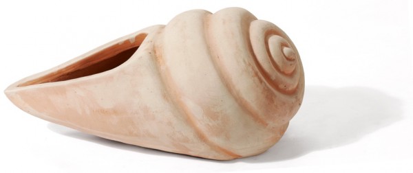 Mitra Muschelpflanzgefäß - Rossini Terracotta