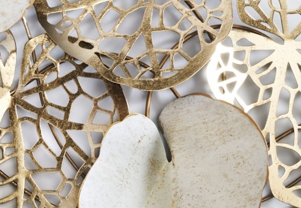 Golden Leaf Wandbild 110 cm