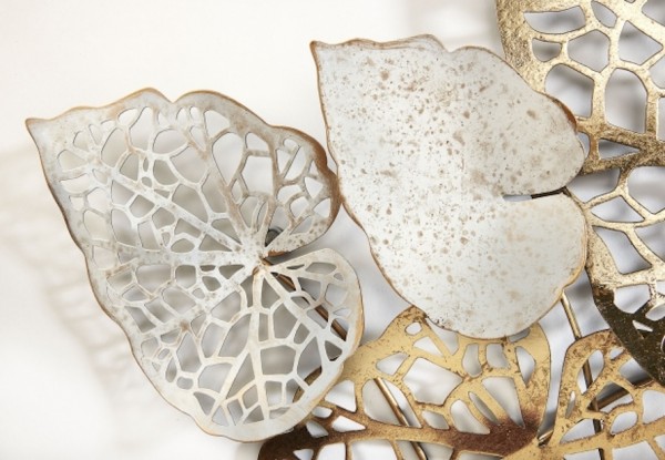 Golden Leaf Wandbild 110 cm