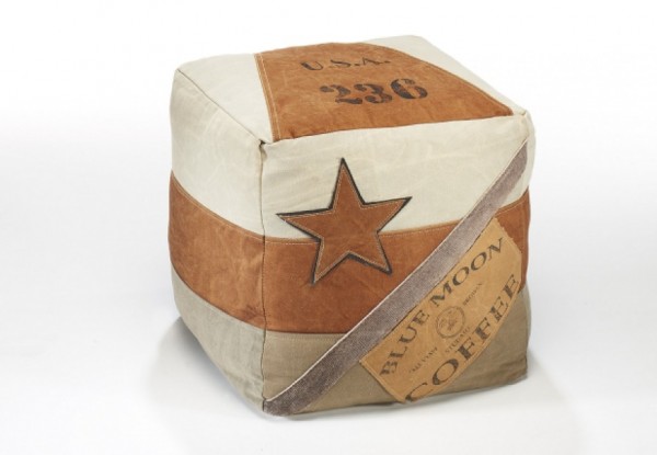 Sitzwürfel aus Canvas