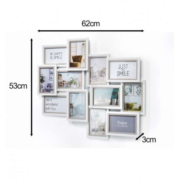 Bilderrahmen Collage Big für 12 Bilder