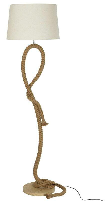 Seil Stehlampe mit Schirm | Terrapalme Heim- und Gartenshop