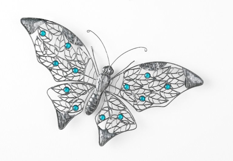 Gartenshop Heim- Papilio | Terrapalme | Deko-Metall-Schmetterling und