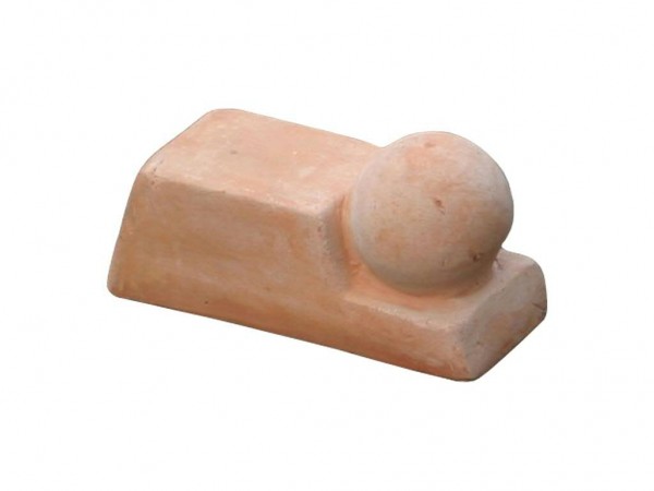 Terracotta Kugel Kübelfuss 13 cm - 3er Set