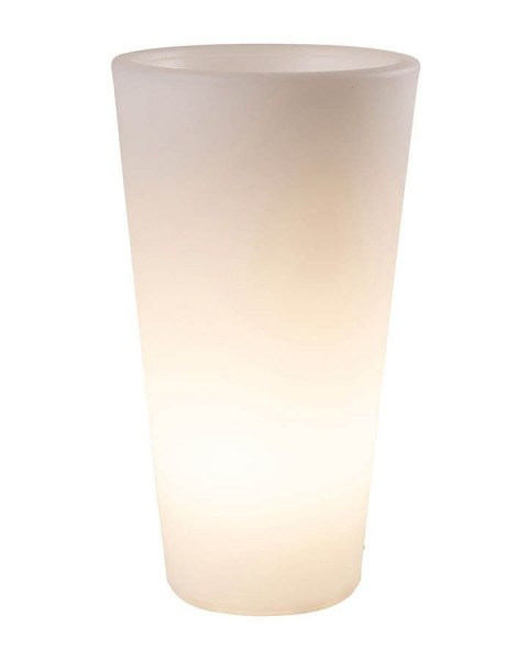 Shining Pot rund - Leucht Pflanzvase