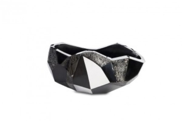 Mystery Alabat oval - Edelstahl Pflanzschale