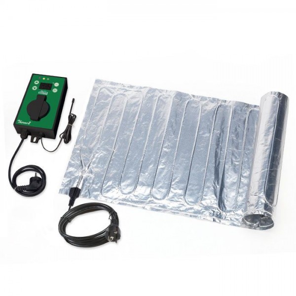 Heizmatte inkl. Thermo2Digital Thermostat für Gewächshaus