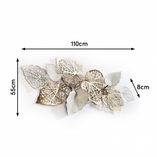 Golden Leaf Wandbild 110 cm