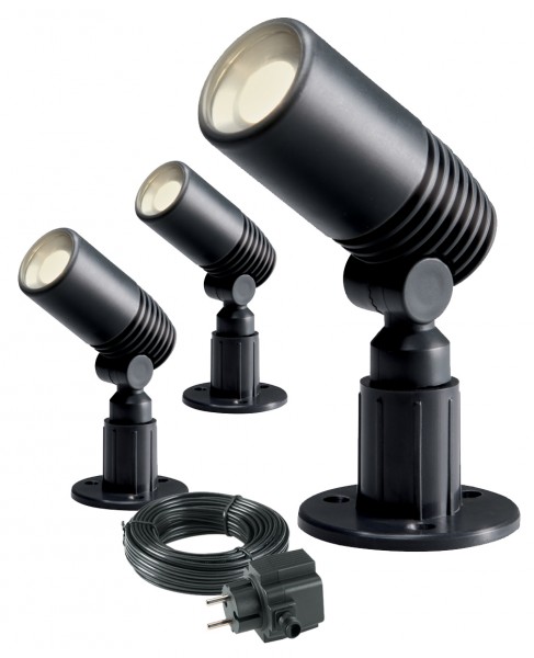 Garden Lights Alder LED Standleuchten Set