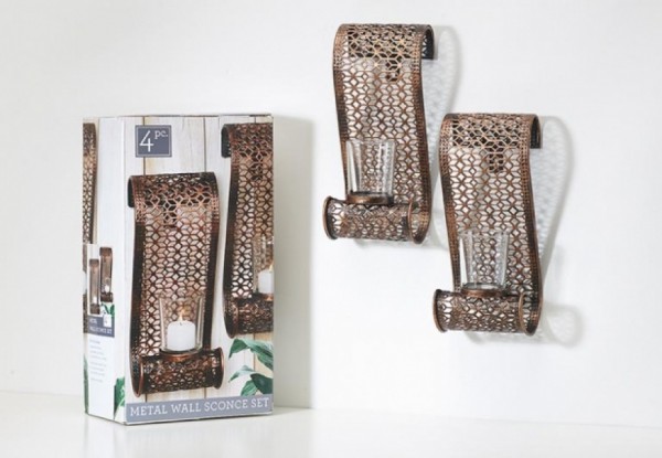 Flame Wandkerzenhalter 2er Set