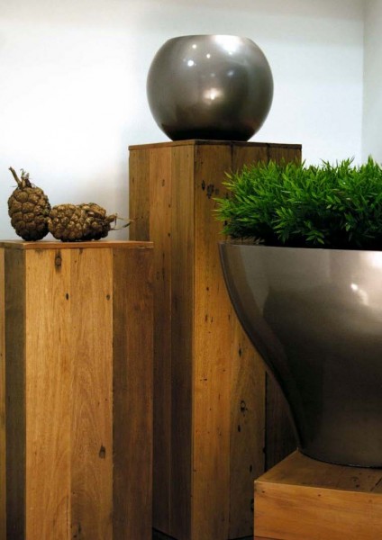 Teakholz Dekosäule - recycled teak