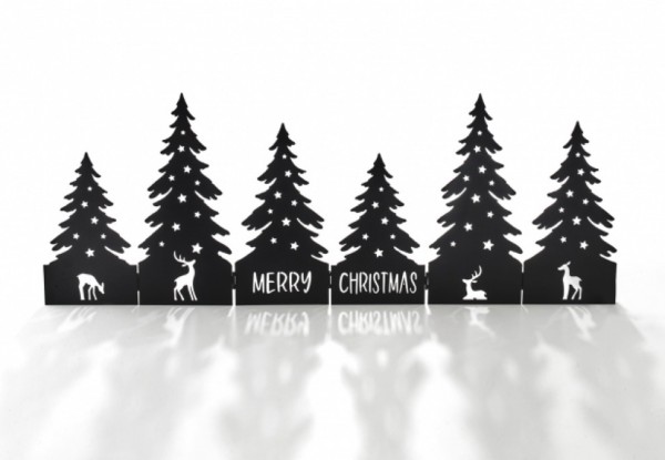 Gartenstecker Merry Christmas Forest 79 cm