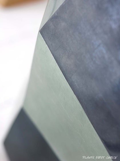 Polar Blattsilber Pflanzvase