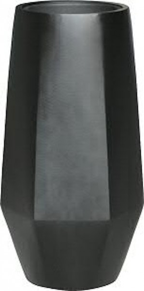 Black Natam - Polystone Pflanzvase