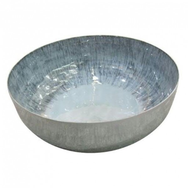 Metall Schale mit Emaille hellgrün ø 26 cm - Höhe 10 cm