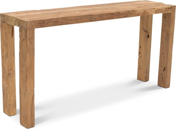 Happy hour Barsitzbank aus recyceltem Teakholz