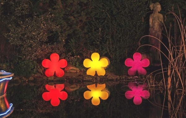 Shining Colour Flower | Blume Außenleuchte