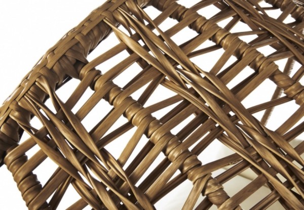 Makena Zweisitzer Hängekorb aus Polyrattan - Komplettset