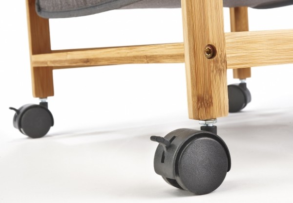 Bambusgestell Wäschesortierer mit 2 Fächer